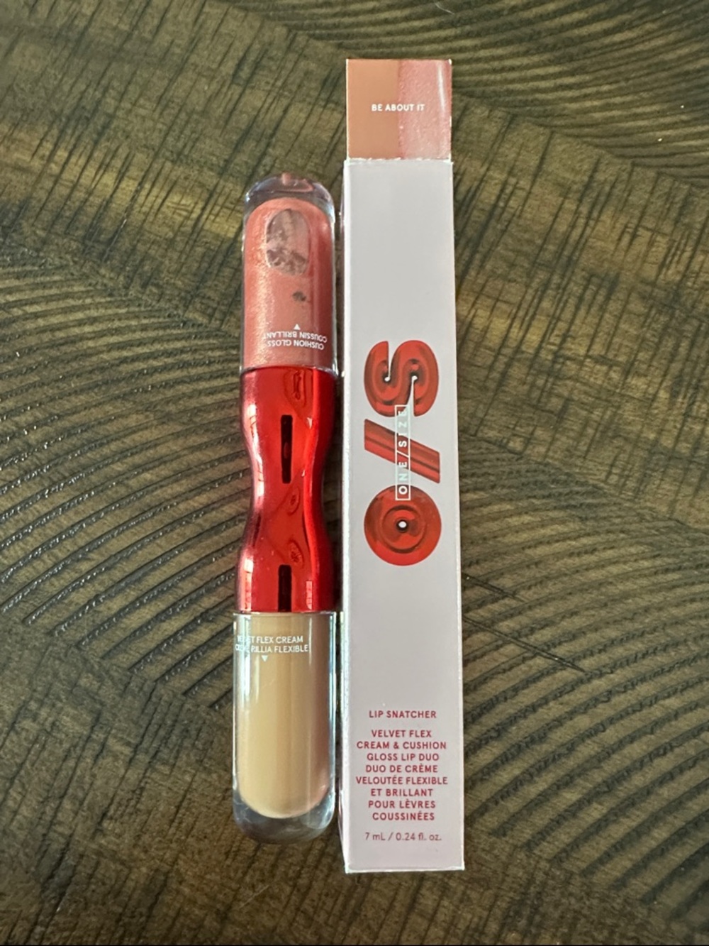 One/Size Lip Snatcher Velvet Flex Cream & Cushion Gloss Duo - Shade Be About It